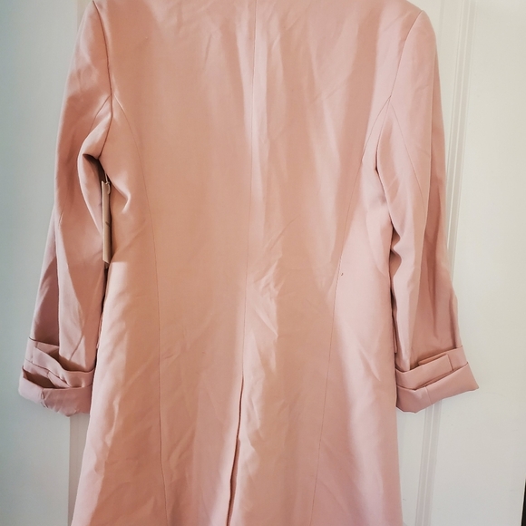 Nordstrom Cinched Waist Blazer in Pink Zephyr at Nordstrom, Size X-Small - Picture 3 of 8